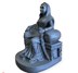 Picture of Marble Powder Black Statue for Aai Jijau, Standard, Black colour | Size - 8 inch
